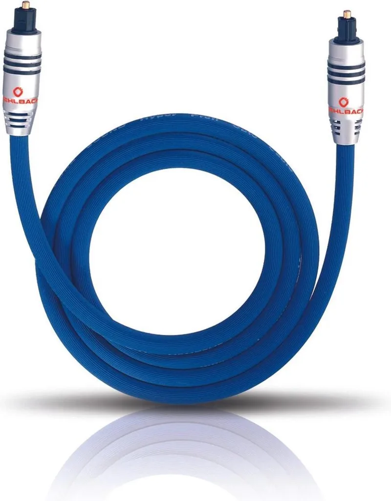 OEHLBACH 1380 Glasvezel kabel 0,5 m Toslink by Oehlbach in Blue – product photo
