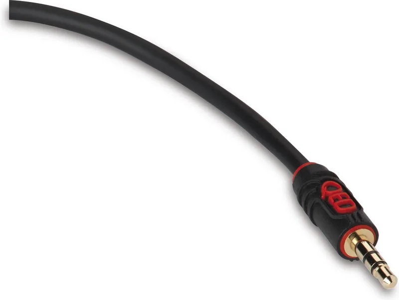Profile Stereo Jack 3,5mm to Jack 3,5mm Precision Audio Cable 5m van QED in Zwart – productfoto