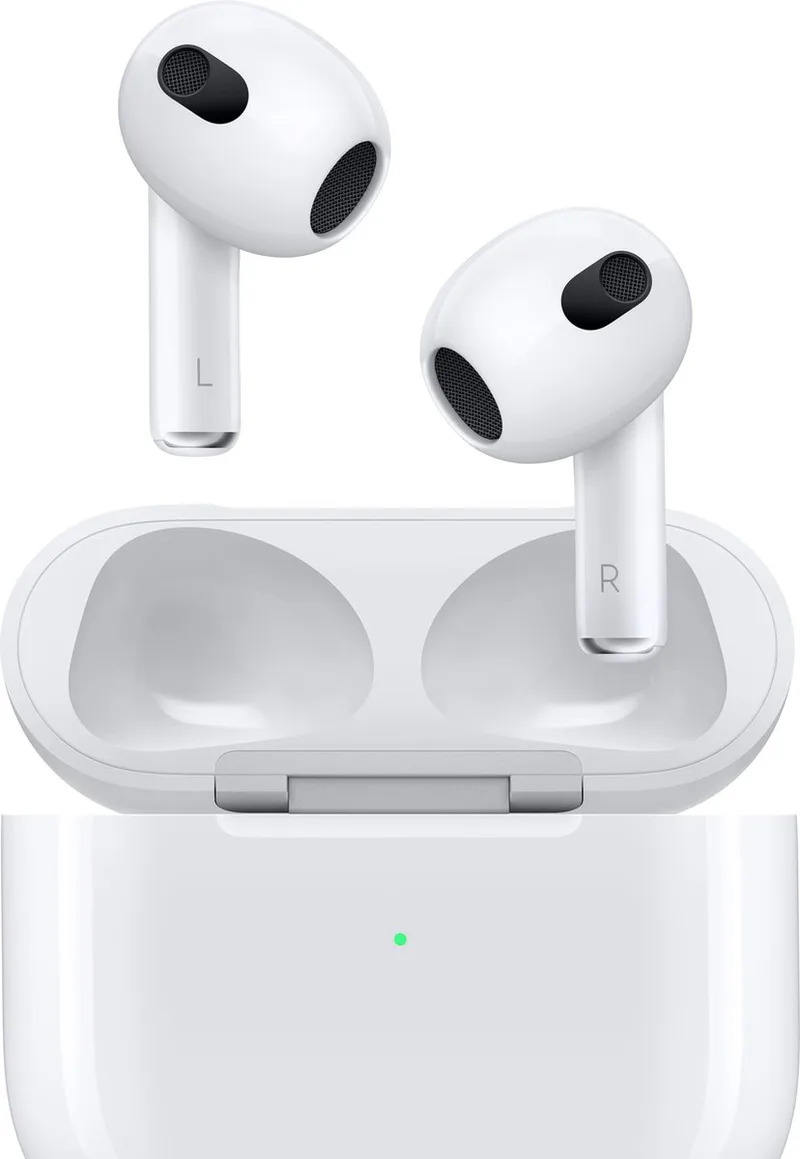 AirPods 3 - met reguliere oplaadcase van Apple in Wit – productfoto
