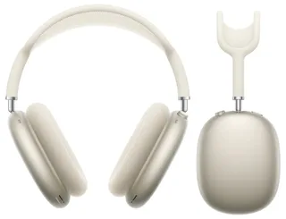 AirPods Max - Draadloze Bluetooth Koptelefoon - USB-C - Beige van Apple in Wit – productfoto 2 van 2