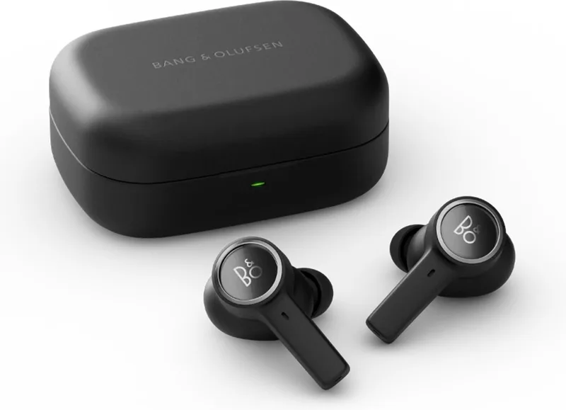 Beoplay EX Black Anthracite | Draadloze Oordopjes | bluetooth oordopjes | Active Noise Cancelling Oordopjes van Bang & Olufsen in Zwart – productfoto