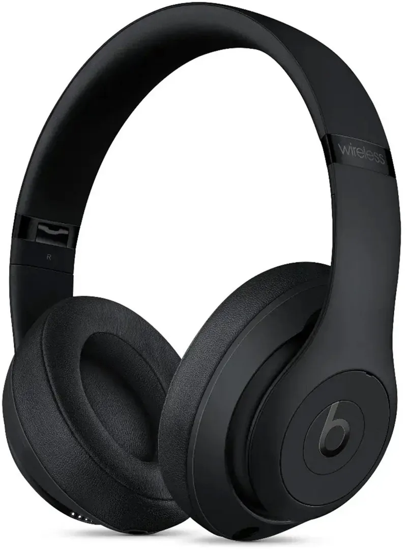 Studio 3 - Draadloze over-ear koptelefoon - Zwart van Beats in Mat Zwart – productfoto