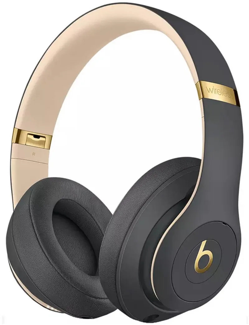 Studio3 - Draadloze over-ear koptelefoon - Grijs/Goud van Beats in Grijs – productfoto