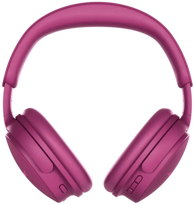 QC Headphones (2nd Gen) Over-Ear-Kopfhörer (Noise-Cancelling, integrierte Steuerung für Anrufe und Musik, Bluetooth) de Bose en Rose – photo produit 4 sur 5