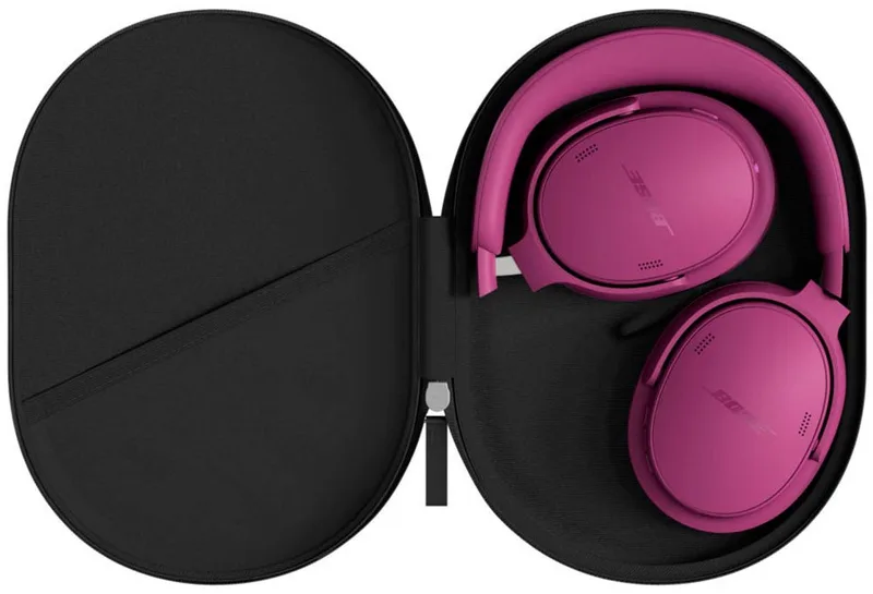 QC Headphones (2nd Gen) Over-Ear-Kopfhörer (Noise-Cancelling, integrierte Steuerung für Anrufe und Musik, Bluetooth) de Bose en Rose – photo produit 5 sur 5