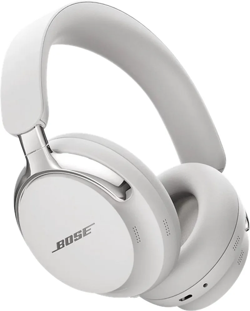 QuietComfort Ultra Headphones (2nd Gen) – Draadloze over-ear koptelefoon – Active Noise Cancelling van Bose in Wit – productfoto