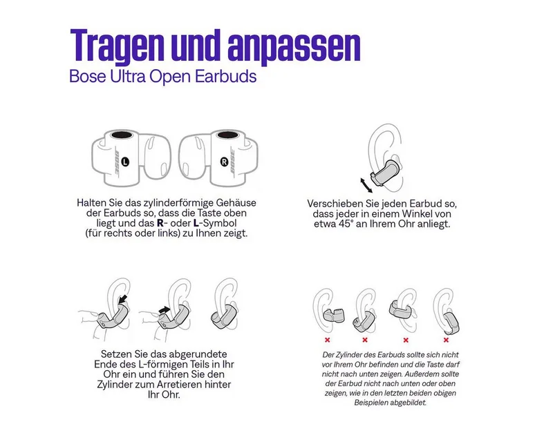 Ultra Open Earbuds by Bose in Black – product photo 3 of 4