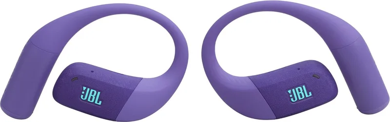 Endurance Zone - Open ear Oordopjes - Oortjes Draadloos - Sport Oordopjes - Bluetooth - Sporten - Hardlopen - 32 uur - Spatwaterdicht - IP68 - Oorhaak van JBL in Paars – productfoto