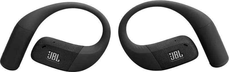 Endurance Zone - Open ear Oordopjes - Oortjes Draadloos - Sport Oordopjes - Bluetooth - Sporten - Hardlopen - 32 uur - Spatwaterdicht - IP68 - Oorhaak - Zwart & Grijs van JBL in Zwart & Grijs – productfoto