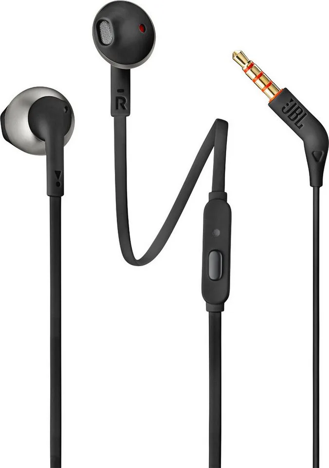 In-ear wired headphones T205 In-Ear-Kopfhörer by JBL in Black – product photo 1 of 5