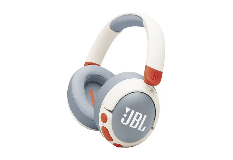 Junior 470NC Kinder-Kopfhörer (Active Noise Cancelling (ANC), A2DP Bluetooth) van JBL in Grijs – productfoto