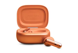 LIVE FLEX 4 wireless In-Ear-Kopfhörer (Adaptive Noise-Cancelling, Freisprechfunktion, True Wireless, A2DP Bluetooth, Kabellose Ohrhörer mit Noise-Cancelling-Funktion) von JBL in Orange – Produktfoto 4 von 5