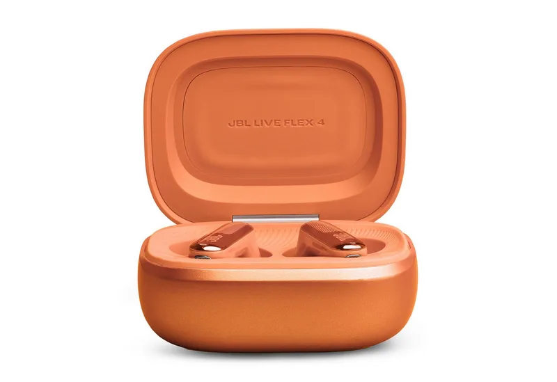 LIVE FLEX 4 wireless In-Ear-Kopfhörer (Adaptive Noise-Cancelling, Freisprechfunktion, True Wireless, A2DP Bluetooth, Kabellose Ohrhörer mit Noise-Cancelling-Funktion) von JBL in Orange – Produktfoto 5 von 5