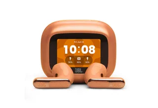 LIVE FLEX 4 wireless In-Ear-Kopfhörer (Adaptive Noise-Cancelling, Freisprechfunktion, True Wireless, A2DP Bluetooth, Kabellose Ohrhörer mit Noise-Cancelling-Funktion) von JBL in Orange – Produktfoto 3 von 5