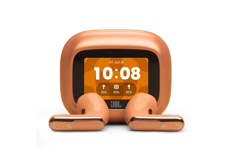 LIVE FLEX 4 wireless In-Ear-Kopfhörer (Adaptive Noise-Cancelling, Freisprechfunktion, True Wireless, A2DP Bluetooth, Kabellose Ohrhörer mit Noise-Cancelling-Funktion) von JBL in Orange – Produktfoto 3 von 5