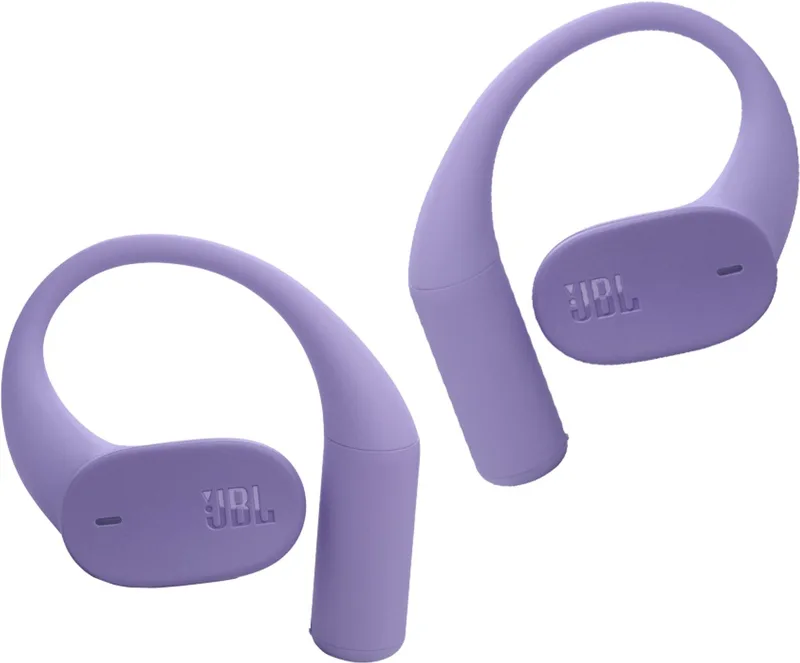 Sense Lite - Open ear Oordopjes - Oortjes Draadloos - Bluetooth - Sport Oordopjes - Sporten - Hardlopen - 32 uur - Spatwaterdicht - IP54 van JBL in Paars – productfoto