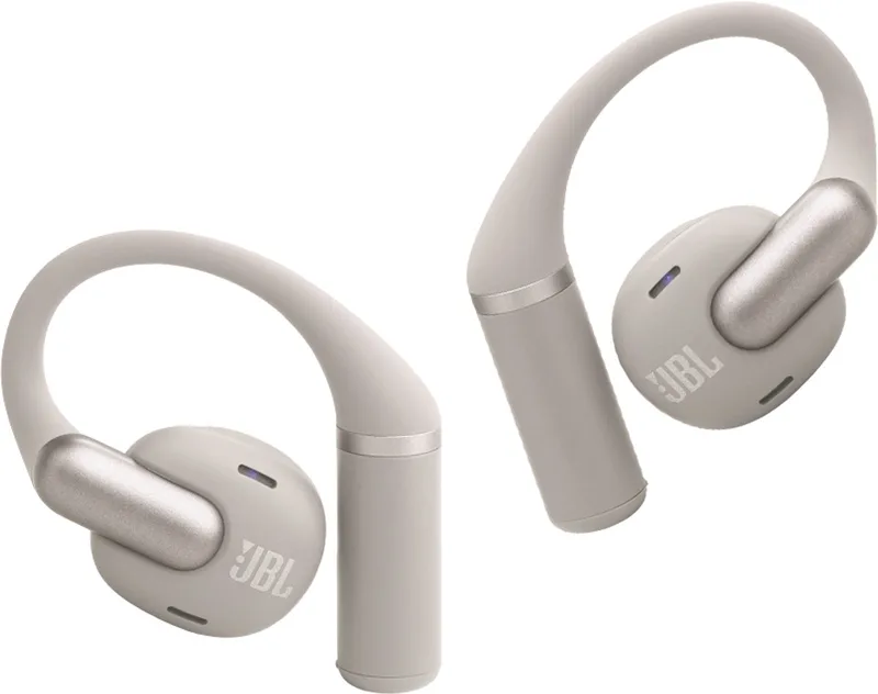 Sense Pro - Open Ear Oordopjes - Oortjes Draadloos - Sport Oordopjes - Bluetooth - Sporten - Hardlopen - 38 uur - Spatwaterdicht - IP54 - Oorhaak van JBL in Grijs – productfoto 1 van 2