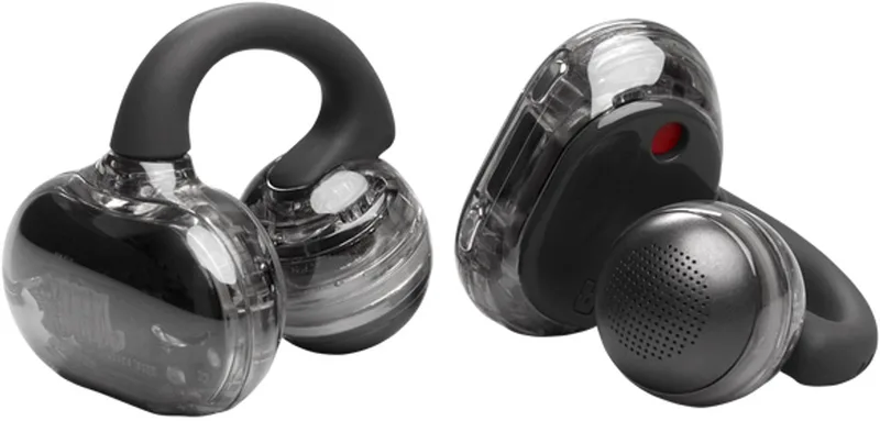 Soundgear Clips - Open Ear Oortjes - Oortjes Draadloos - Sport Oordopjes - Bluetooth - Clip On - Hardlopen - 32 uur - Spatwaterdicht - IP54 - Oorclips van JBL in Zwart – productfoto 1 van 2