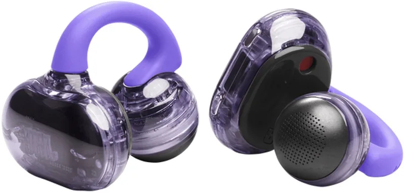 Soundgear Clips - Open ear Oortjes - Oortjes Draadloos - Sport Oordopjes - Bluetooth - Sporten - Hardlopen - 32 uur - Spatwaterdicht - IP54 - Oorclips van JBL in Paars – productfoto 1 van 2