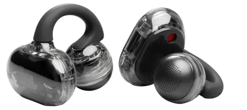 Soundgear Clips - Open Ear Oortjes - Oortjes Draadloos - Sport Oordopjes - Bluetooth - Clip On - Hardlopen - 32 uur - Spatwaterdicht - IP54 - Oorclips van JBL in Zwart – productfoto 2 van 2