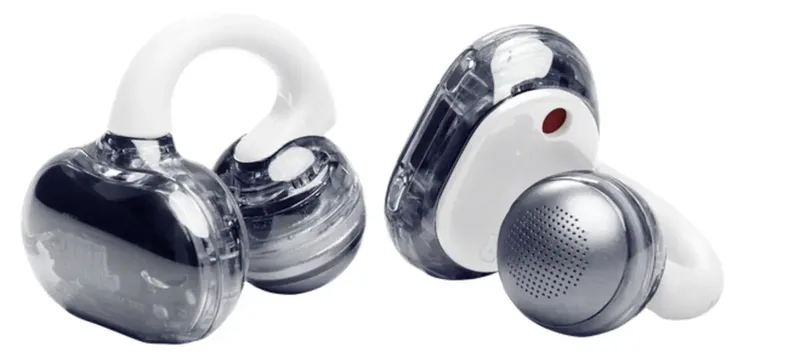 Soundgear Clips - Open ear Oortjes - Oortjes Draadloos - Sport Oordopjes - Bluetooth - Sporten - Hardlopen - 32 uur - Spatwaterdicht - IP54 - Oorclips van JBL in Wit – productfoto 2 van 2