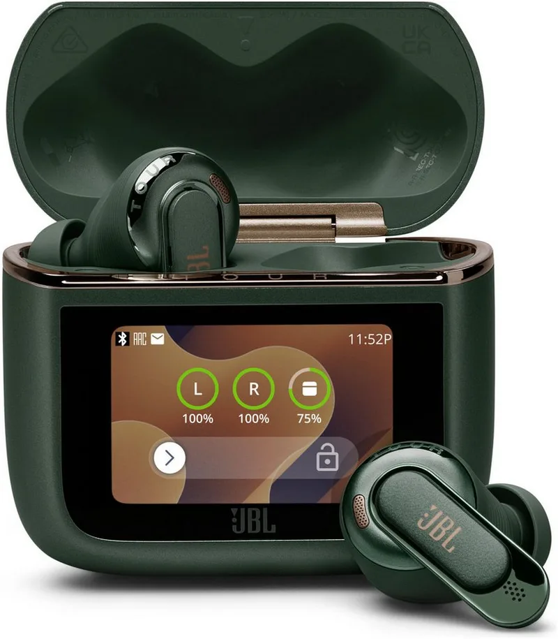 TOUR PRO 3 TWS wireless In-Ear-Kopfhörer (Active Noise Cancelling (ANC), Freisprechfunktion, Stummschaltung, A2DP Bluetooth) by JBL in Green – product photo 1 of 5