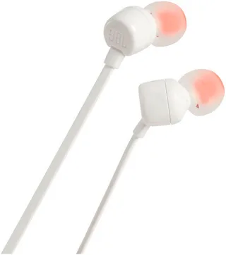 Tune 110 In-Ear-Kopfhörer (Freisprechfunktion) by JBL in White – product photo 1 of 4