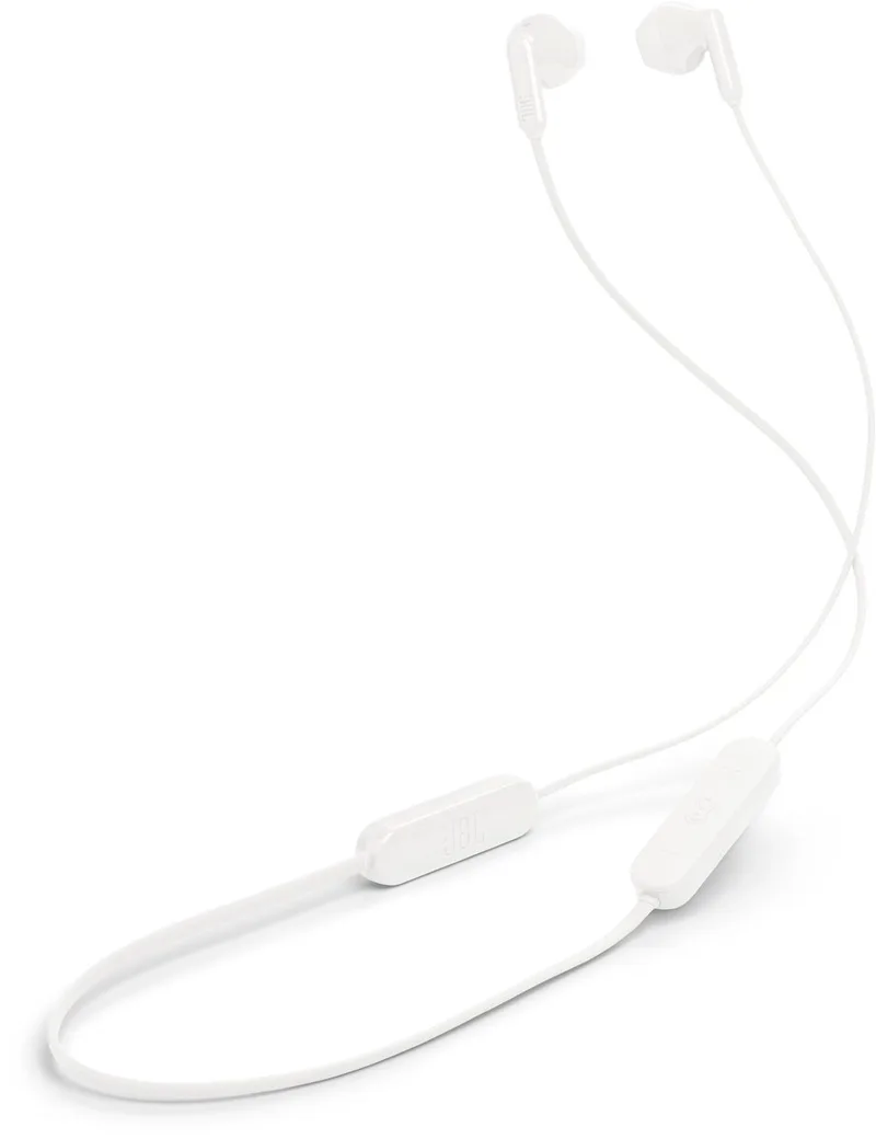 Tune 235BT - Bluetooth Oordopjes Draadloos - In-ear Oortjes met Kabel - 16 uur speeltijd van JBL in Wit – productfoto