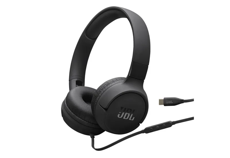 Tune 520C USB-C - Bedrade koptelefoon - Zwart van JBL in Zwart – productfoto