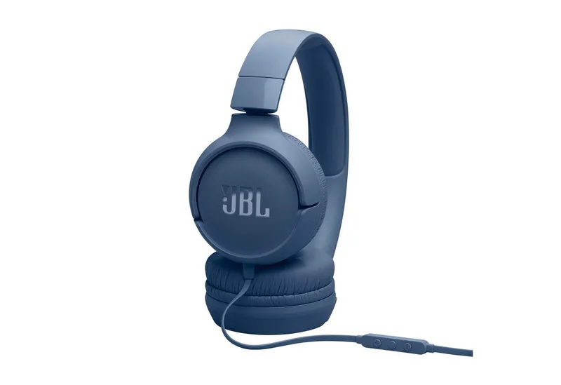Tune 520C USB-C kabelgebundener Hi-Res-On-Ear On-Ear-Kopfhörer von JBL in Blau – Produktfoto 4 von 5