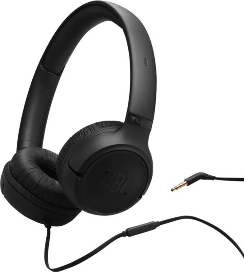 Tune 530 - Bedrade On-ear Koptelefoon - Hoofdtelefoon met Kabel & Microfoon - 3.5 mm Aansluiting by JBL in Black – product photo