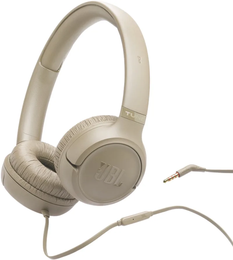 Tune 530 - Bedrade On-ear Koptelefoon - Hoofdtelefoon met Kabel & Microfoon - 3.5 mm Aansluiting von JBL in Mocha Mousse – Produktfoto