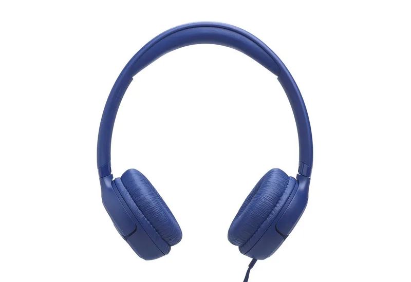 Tune 530 USB-C - USB C Koptelefoon - Bedrade On-ear Headset voor iPhone 15, 16 & 17 - Met Microfoon van JBL in Blauw – productfoto 5 van 5