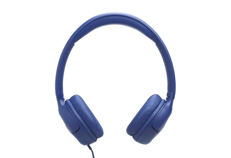 Tune 530 USB-C - USB C Koptelefoon - Bedrade On-ear Headset voor iPhone 15, 16 & 17 - Met Microfoon van JBL in Blauw – productfoto 4 van 5