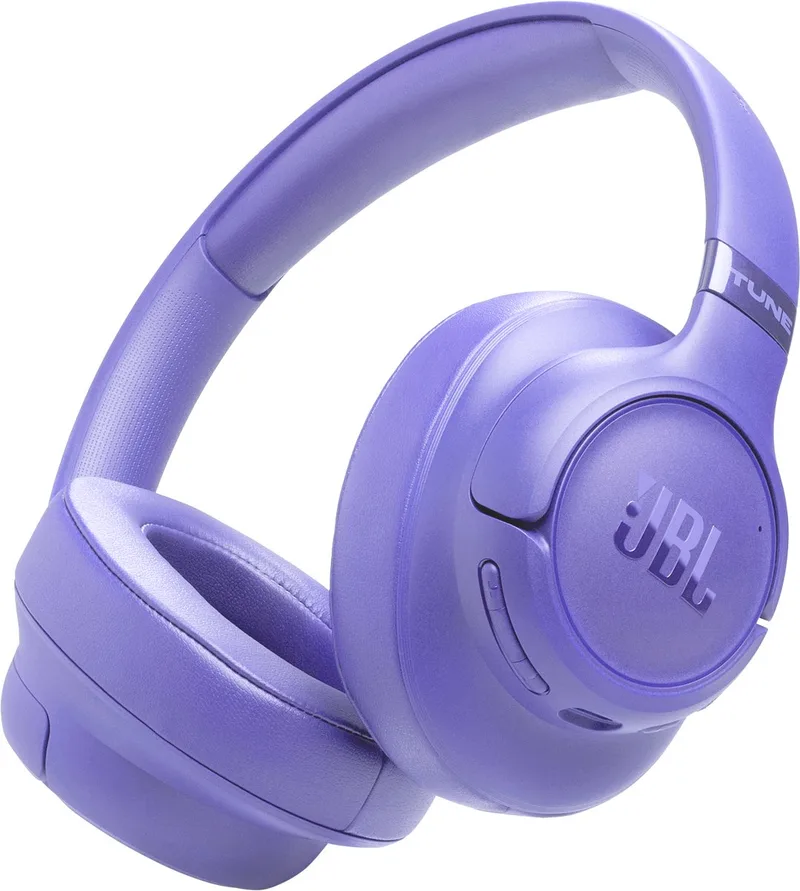 Tune 780NC – Draadloze Koptelefoon met Noise Cancelling – Bluetooth – Over Ear – 80 uur - Paars/Lavender by JBL in Purple – product photo