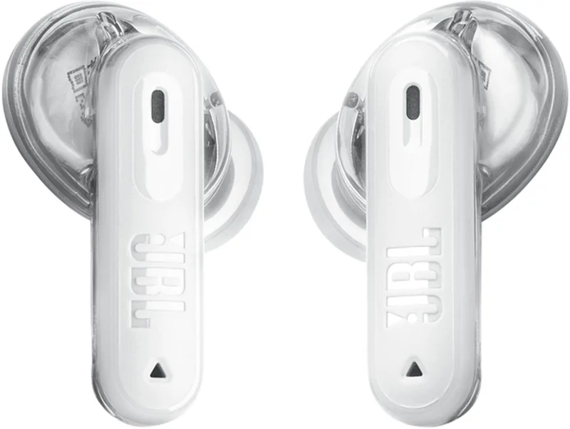 Tune Beam 2 - Noise Cancelling Oordopjes - Oortjes Draadloos - Bluetooth - In-ear True Wireless - 48 uur speeltijd - IP54 van JBL in Ghost White – productfoto