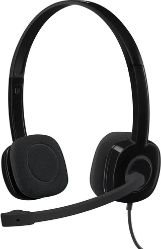 H151 - Stereo Headset - Noise Cancelling Microfoon by Logitech in Black – product photo 1 of 2