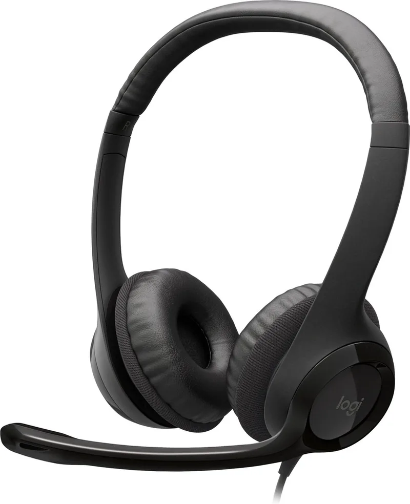 H390 - Computer Headset - USB A - Ruisonderdrukkend - Graphite by Logitech in Black – product photo
