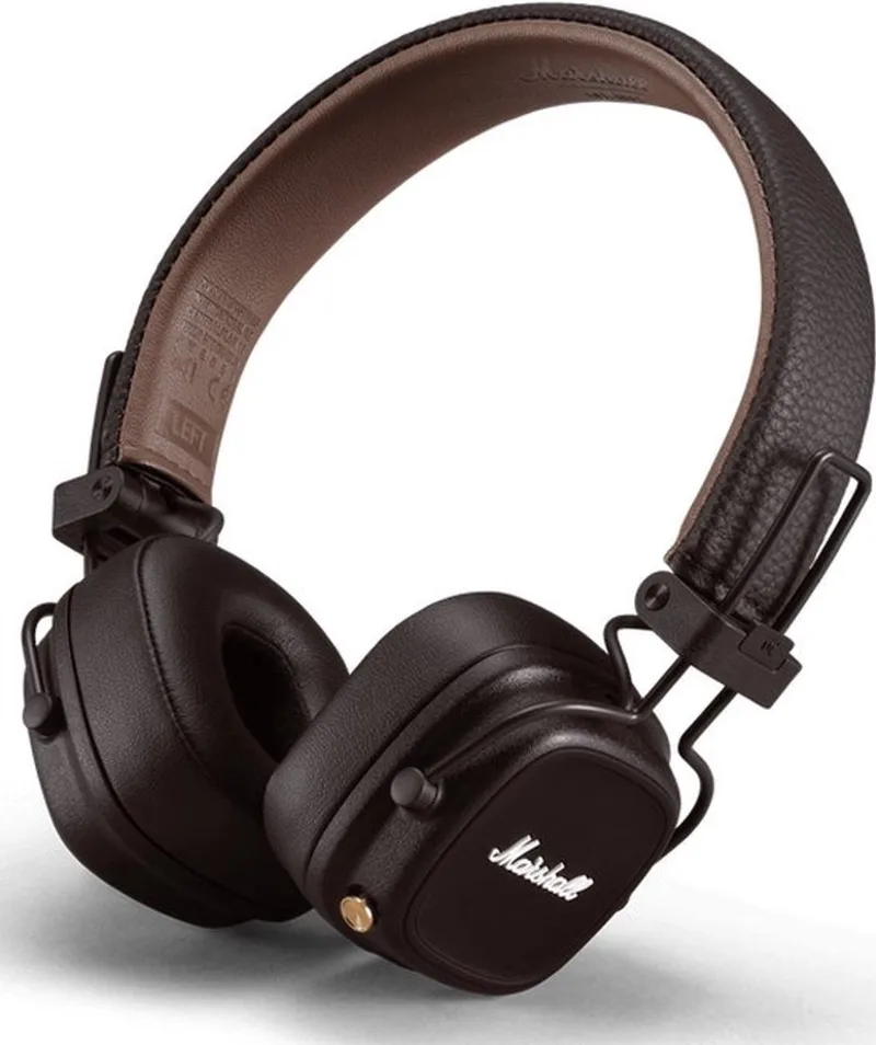 Major IV - Draadloze On-ear Koptelefoon de Marshall en Marron – photo produit