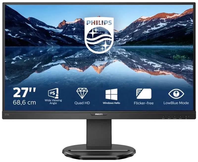 Monitor B Line 276B9 - QHD IPS Monitor - USB-C Docking - 65w - 27 inch by Philips – product photo 2 of 2