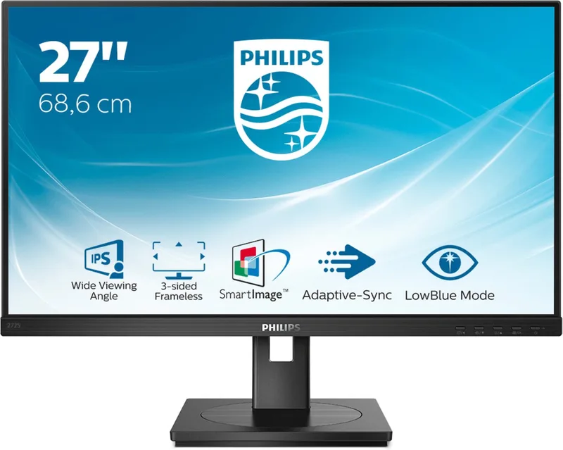 Philips 272S1AE - Full HD IPS Monitor - Verstelbaar - Speakers - 27 inch by Philips in Black – product photo