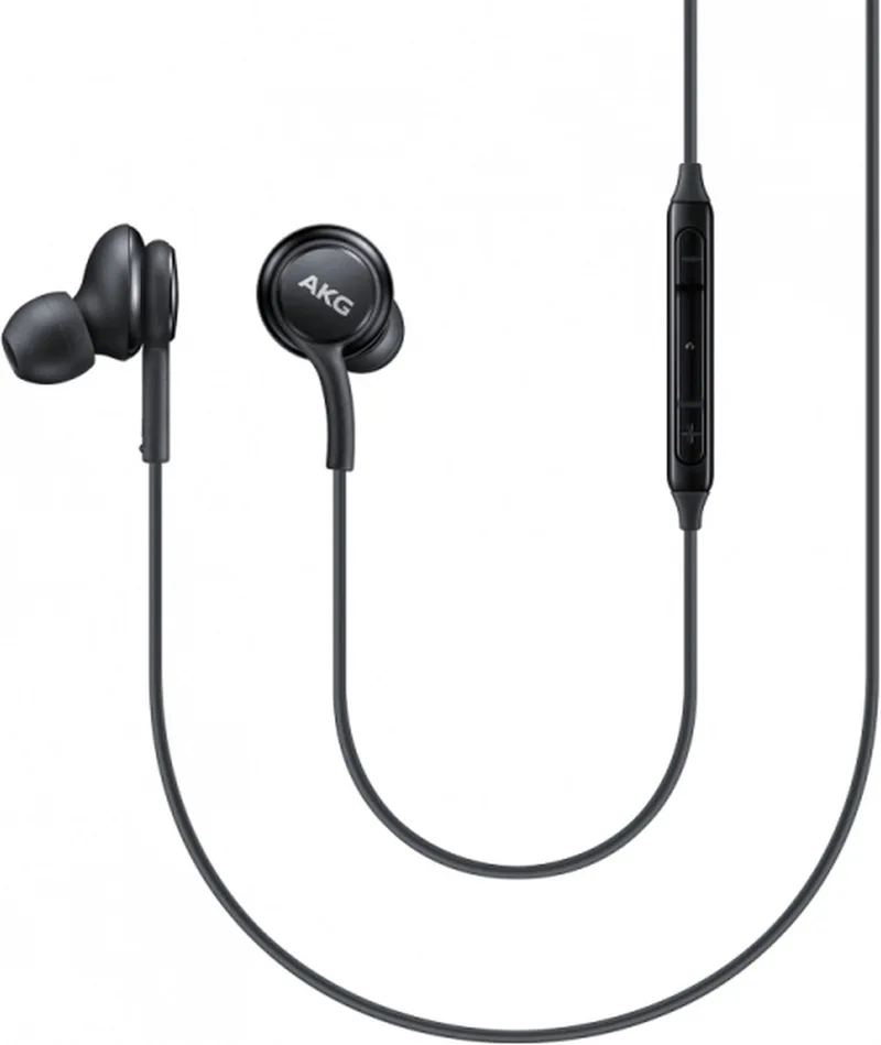 Earphones Tuned by AKG In-Ear 3.5mm Jack Headset by Samsung in Black – product photo