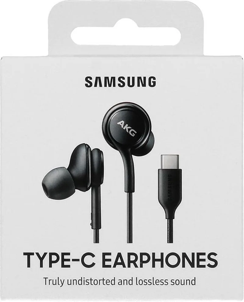 in-ear oordopjes - USB-C aansluiting - voor Galaxy S20/S21 en Note 10/Note20 van Samsung in Zwart – productfoto
