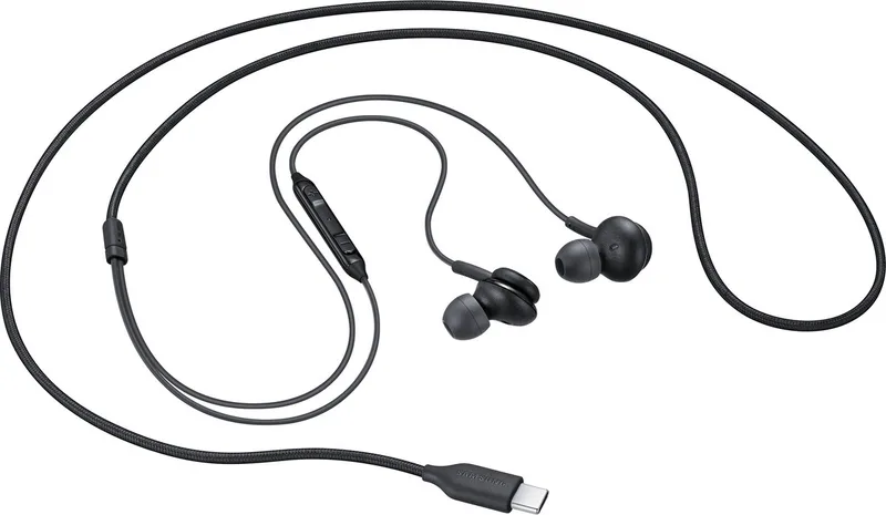 In-ear Tuned by AKG USB-C Stereo Headset Black by Samsung in Black – product photo