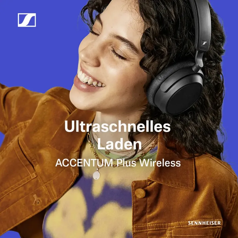 ACCENTUM - Black van Sennheiser in Zwart – productfoto 2 van 3