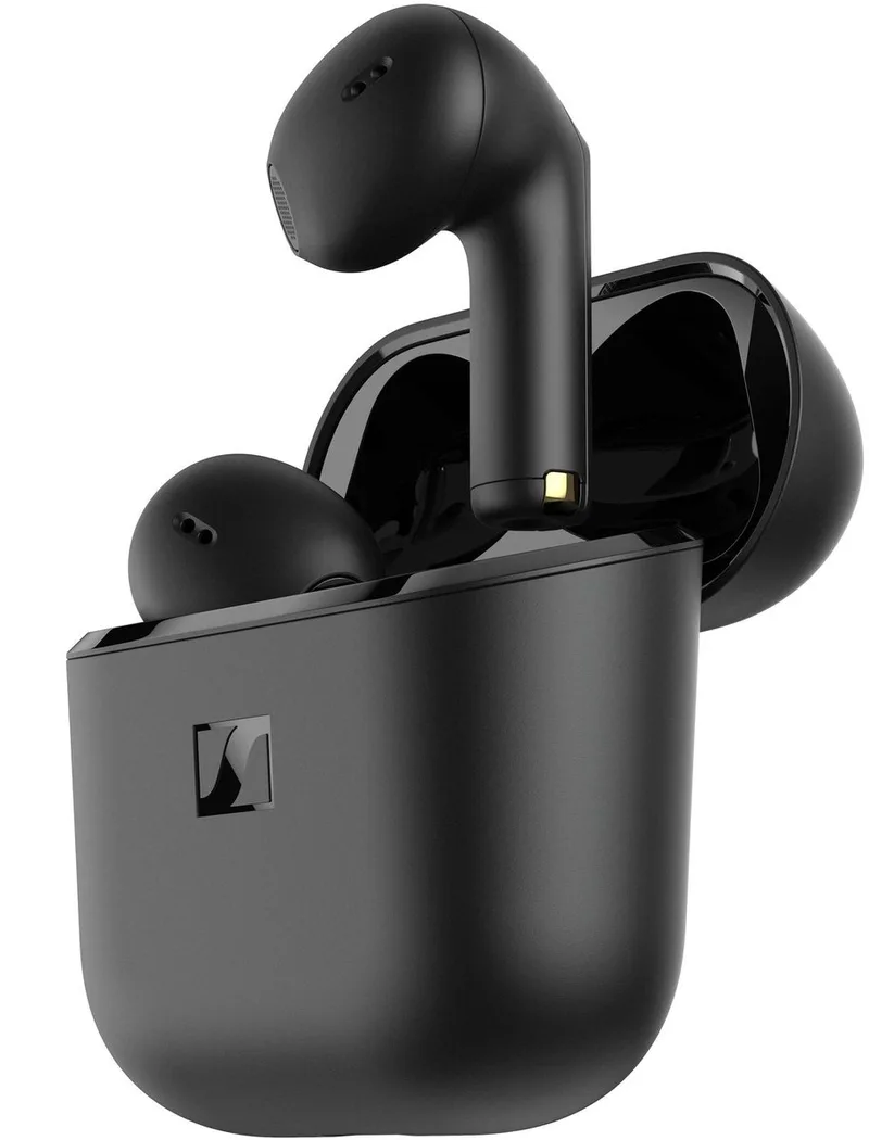 Accentum Open Draadloze Oordopjes Zwart van Sennheiser in Zwart – productfoto