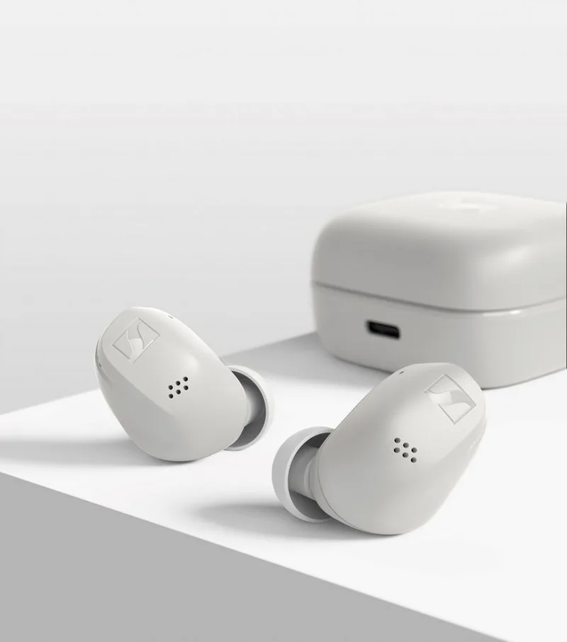 ACCENTUM True Wireless wireless Kopfhörer (Adaptive Noise Cancellation, Bluetooth) van Sennheiser in Wit – productfoto