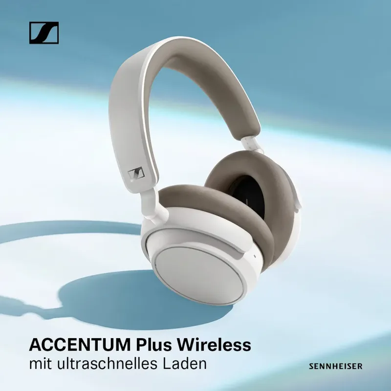 Accentum Wireless Wit van Sennheiser – productfoto 2 van 3