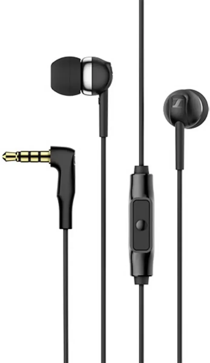 CX 80 S - Bedrade oordopjes/ oortjes - Hoofdtelefoon In-ear 3,5mm-jack van Sennheiser in Zwart – productfoto 2 van 2