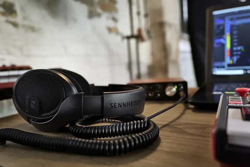 HD 400 Pro - Koptelefoon van Sennheiser in Zwart – productfoto 2 van 3